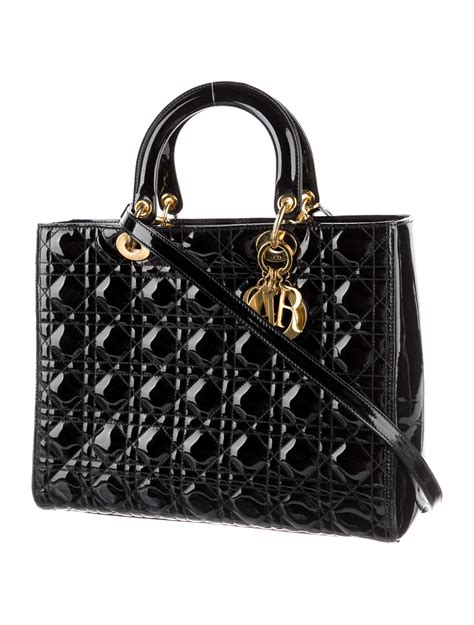 lady dior large patent leather|dior handbags australia.